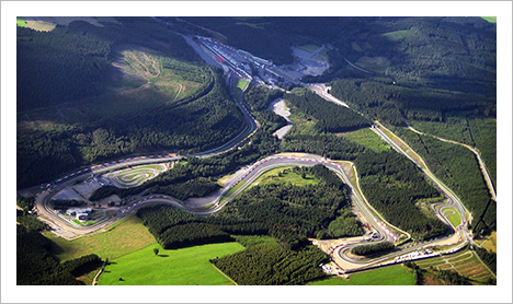 Circuit Spa-Francorchamps in Belgium's Ardennes forest dates to the 1920s. Credit: Nathanael Majoros