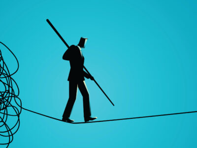 Investing in stocks is balancing act.