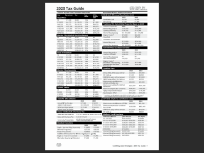 Get your copy of the South Bay Asset Strategies 2023 Tax Guide.
